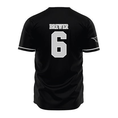 OKBU - NCAA Baseball : Jordan Brewer - Black Replica Jersey