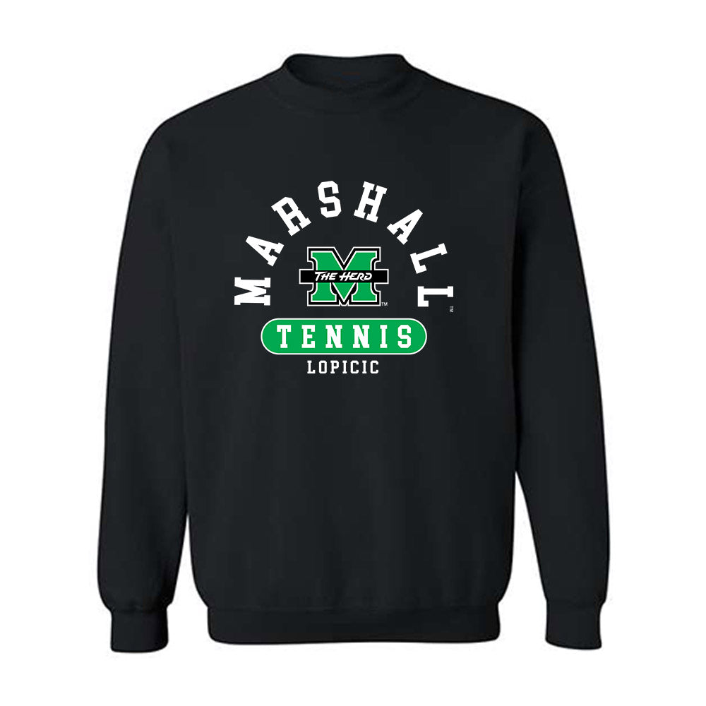 Marshall - NCAA Women's Tennis : Andela Lopicic - Crewneck Sweatshirt Classic Fashion Shersey