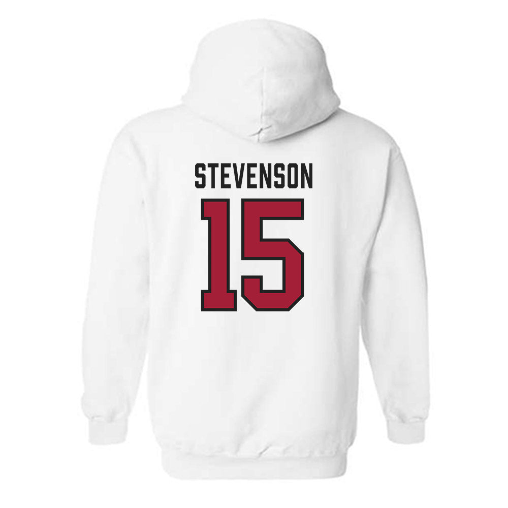 Alabama - NCAA Men's Basketball : Jarin Stevenson - Hooded Sweatshirt Sports Shersey