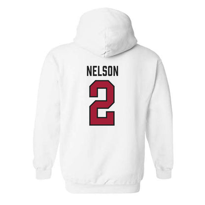 Alabama - NCAA Men's Basketball : Grant Nelson - Hooded Sweatshirt Sports Shersey