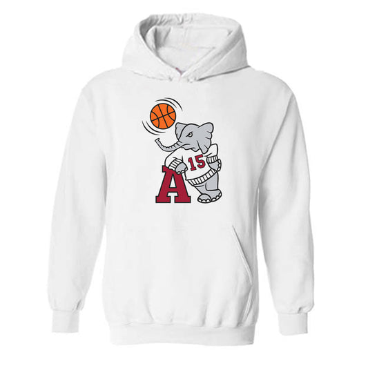 Alabama - NCAA Men's Basketball : Jarin Stevenson - Hooded Sweatshirt Sports Shersey