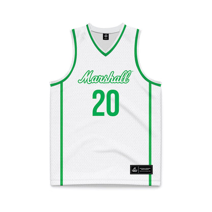 Marshall - NCAA Women's Basketball : Peyton Ilderton - Basketball Jersey White