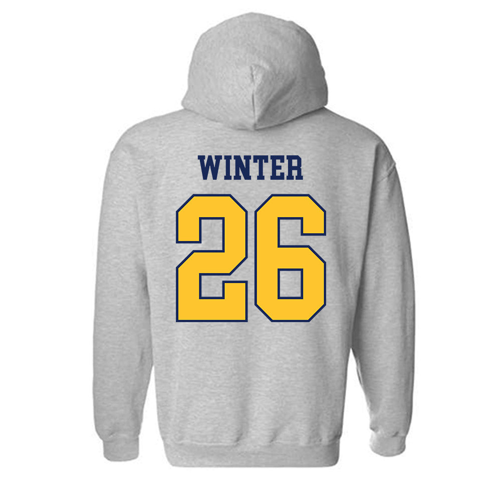 Marquette - NCAA Women's Lacrosse : Nina Winter - Hooded Sweatshirt Sports Shersey