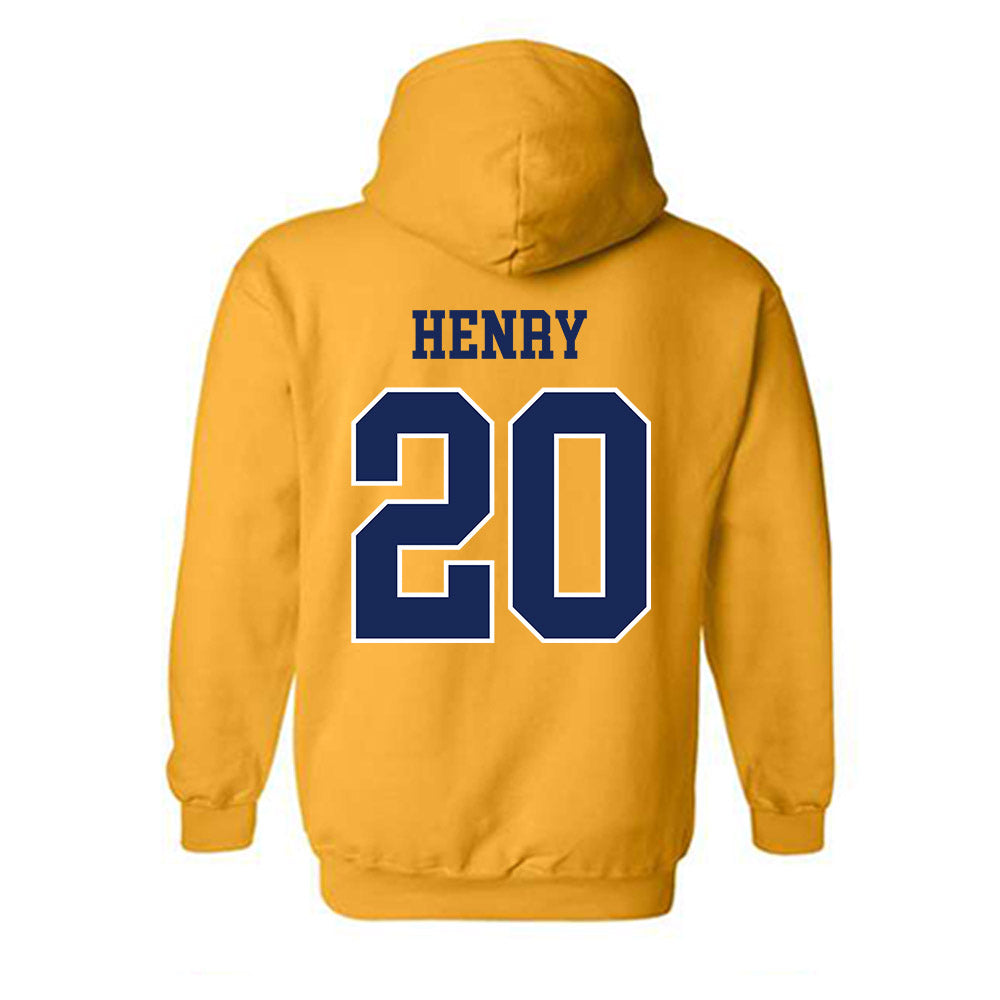 Marquette - NCAA Men's Lacrosse : John Paul Henry - Hooded Sweatshirt Sports Shersey