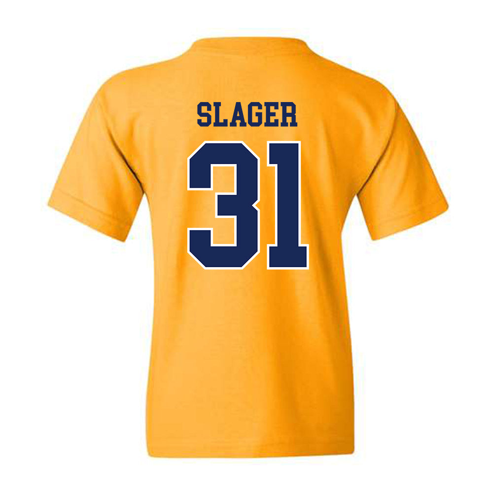 Marquette - NCAA Men's Lacrosse : Adam Slager - Youth T-Shirt Sports Shersey