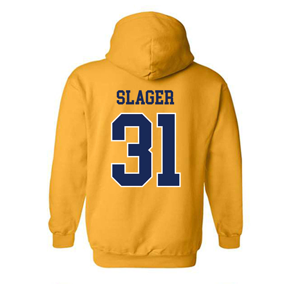 Marquette - NCAA Men's Lacrosse : Adam Slager - Hooded Sweatshirt Sports Shersey