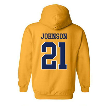 Marquette - NCAA Men's Lacrosse : Bradley Johnson - Hooded Sweatshirt Sports Shersey