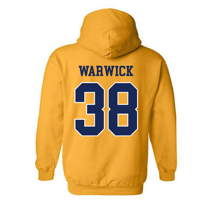 Marquette - NCAA Men's Lacrosse : Quinn Warwick - Hooded Sweatshirt Sports Shersey