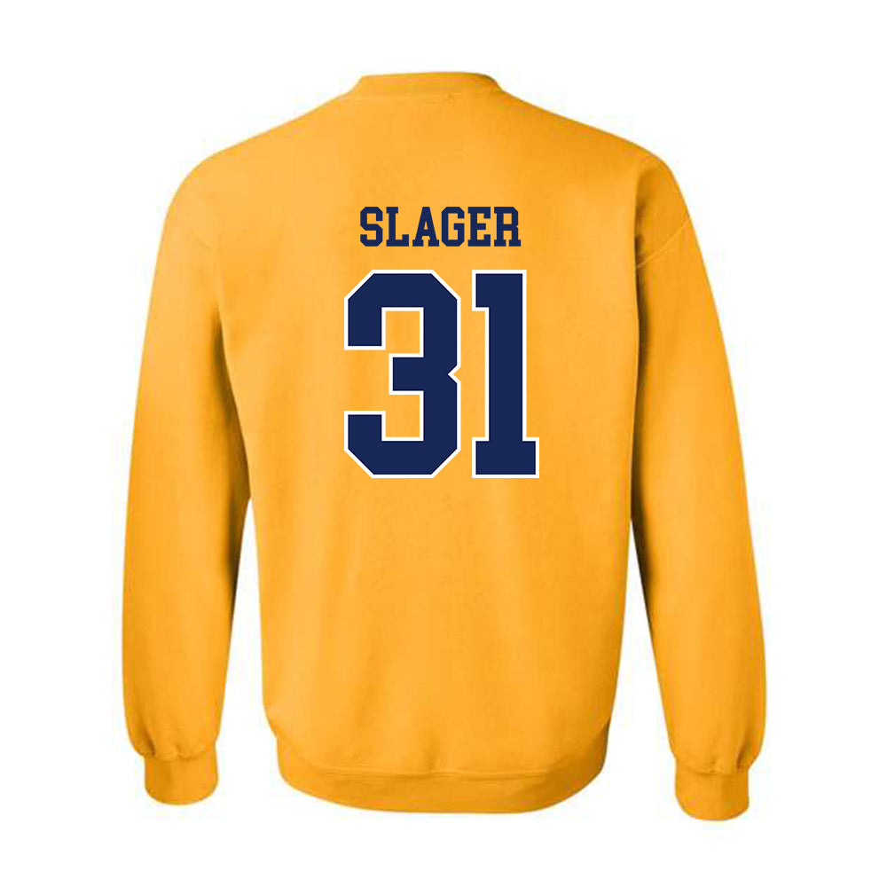 Marquette - NCAA Men's Lacrosse : Adam Slager - Crewneck Sweatshirt Sports Shersey