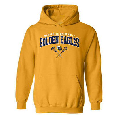 Marquette - NCAA Men's Lacrosse : Quinn Warwick - Hooded Sweatshirt Sports Shersey