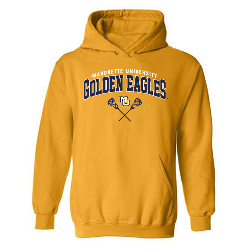 Marquette - NCAA Men's Lacrosse : Bradley Johnson - Hooded Sweatshirt Sports Shersey