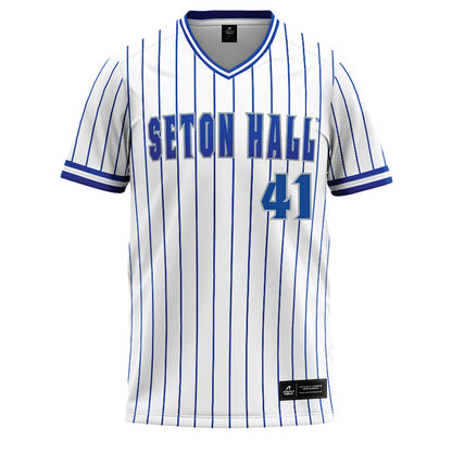 Seton Hall - NCAA Baseball : Jack Wentworth - Softball Jersey Pinstripe