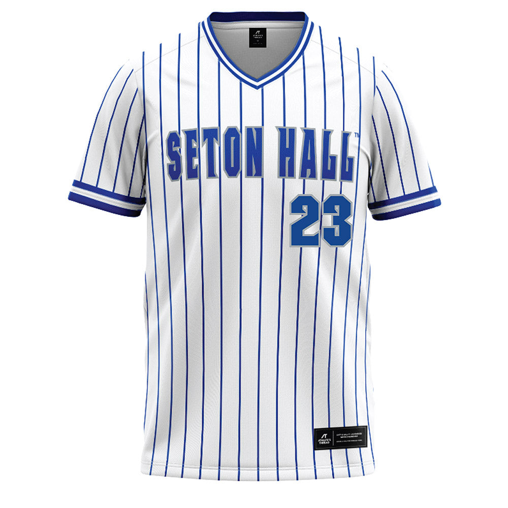 Seton Hall - NCAA Baseball : Jay Allmer - Softball Jersey Pinstripe