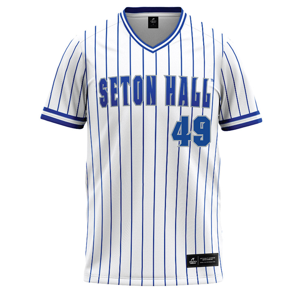 Seton Hall - NCAA Baseball : Richard Cimpric - Softball Jersey Pinstripe
