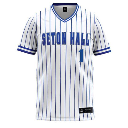 Seton Hall - NCAA Baseball : Jonathan Luders - Softball Jersey Pinstripe