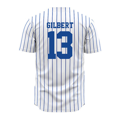 Seton Hall - NCAA Softball : Olivia Gilbert - Softball Jersey White Pinstripe