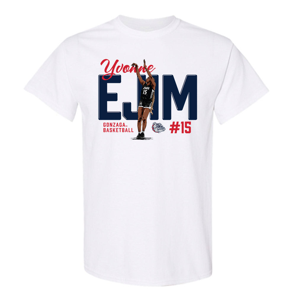 Gonzaga - NCAA Women's Basketball : Yvonne Ejim - T-Shirt Individual Caricature