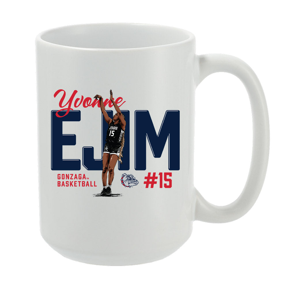 Gonzaga - NCAA Women's Basketball : Yvonne Ejim - Mug Individual Caricature