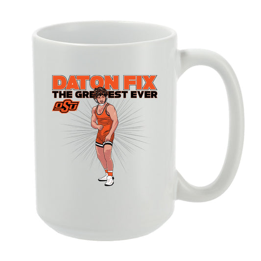 Oklahoma State - NCAA Wrestling : Daton Fix - Mug Individual Caricature