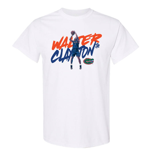 Florida - NCAA Men's Basketball : Walter Clayton Jr - T-Shirt Individual Caricature