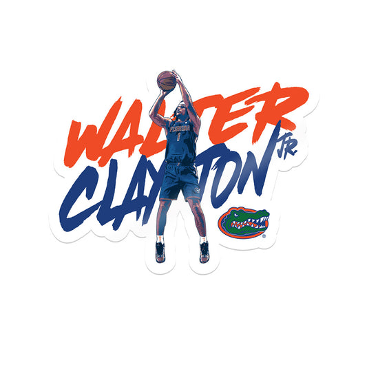 Florida - NCAA Men's Basketball : Walter Clayton Jr - Sticker Individual Caricature