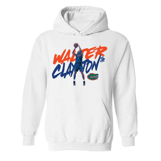 Florida - NCAA Men's Basketball : Walter Clayton Jr - Hooded Sweatshirt Individual Caricature