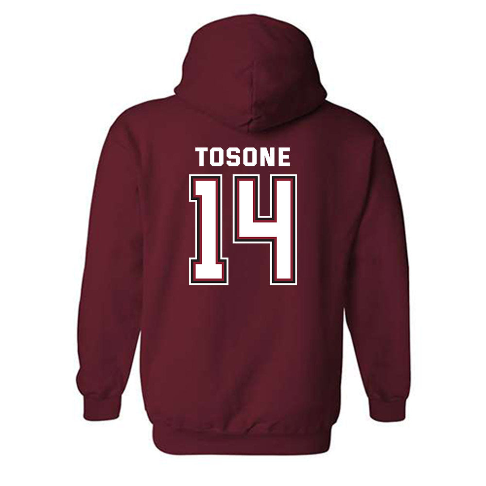UMass - NCAA Women's Lacrosse : Audra Tosone - Hooded Sweatshirt Classic Shersey