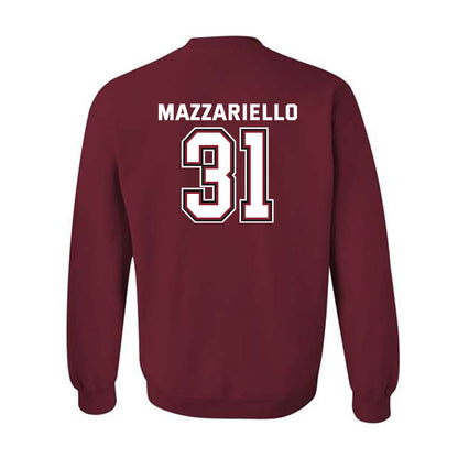 UMass - NCAA Men's Lacrosse : Ryan Mazzariello - Crewneck Sweatshirt Classic Shersey