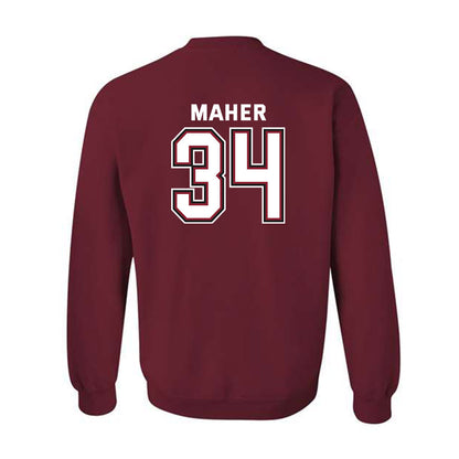 UMass - NCAA Men's Lacrosse : Liam Maher - Crewneck Sweatshirt Classic Shersey