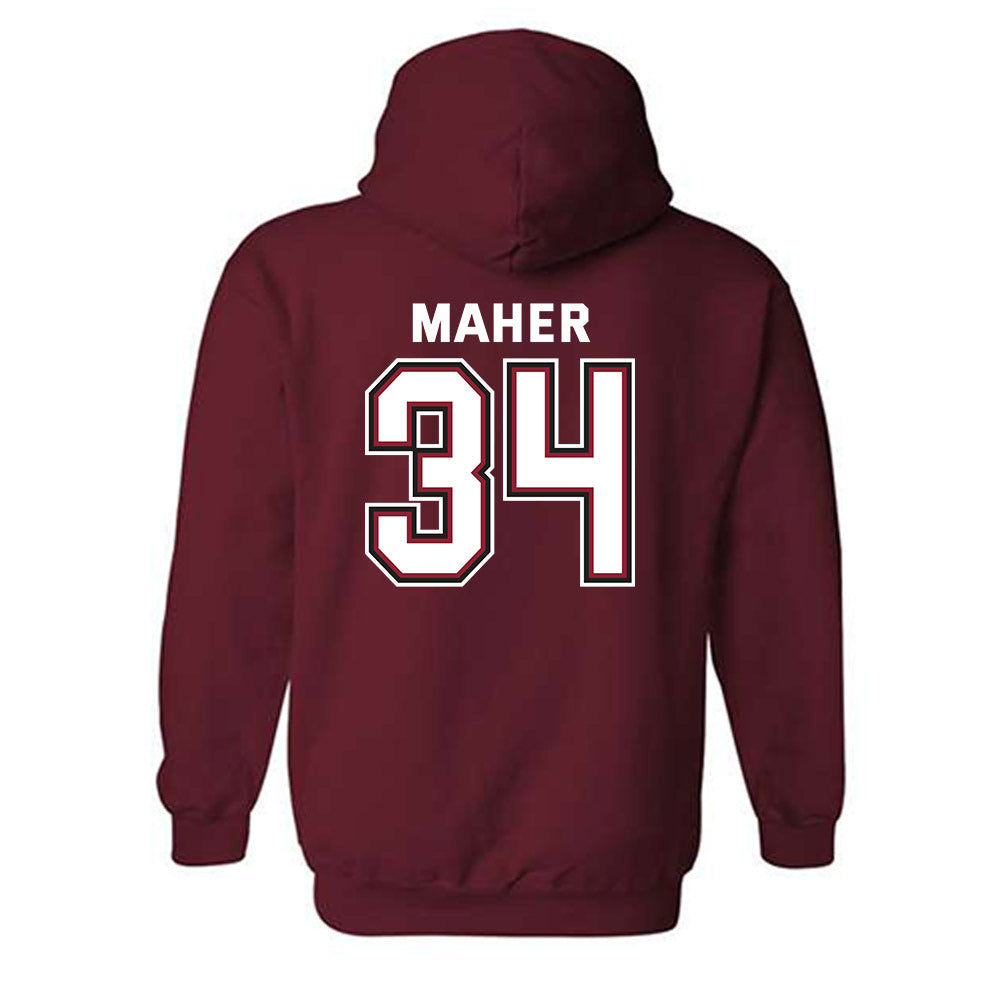 UMass - NCAA Men's Lacrosse : Liam Maher - Hooded Sweatshirt Classic Shersey