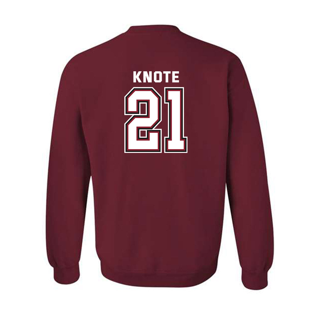 UMass - NCAA Men's Lacrosse : Matt Knote - Crewneck Sweatshirt Classic Shersey