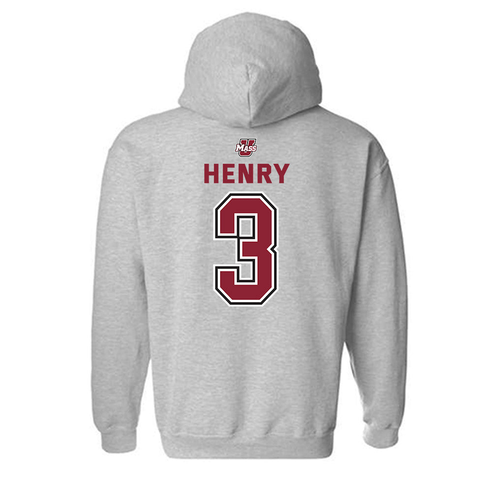 UMass - NCAA Men's Lacrosse : Ryan Henry - Hooded Sweatshirt Classic Shersey