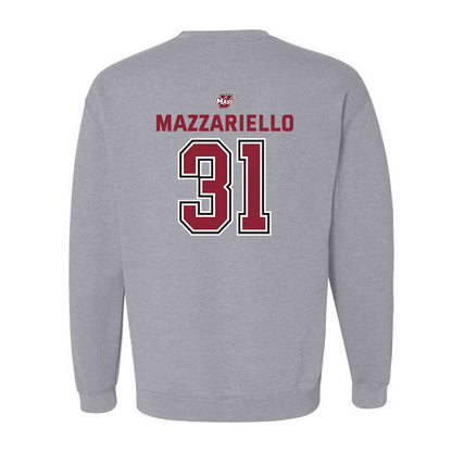 UMass - NCAA Men's Lacrosse : Ryan Mazzariello - Crewneck Sweatshirt Classic Shersey