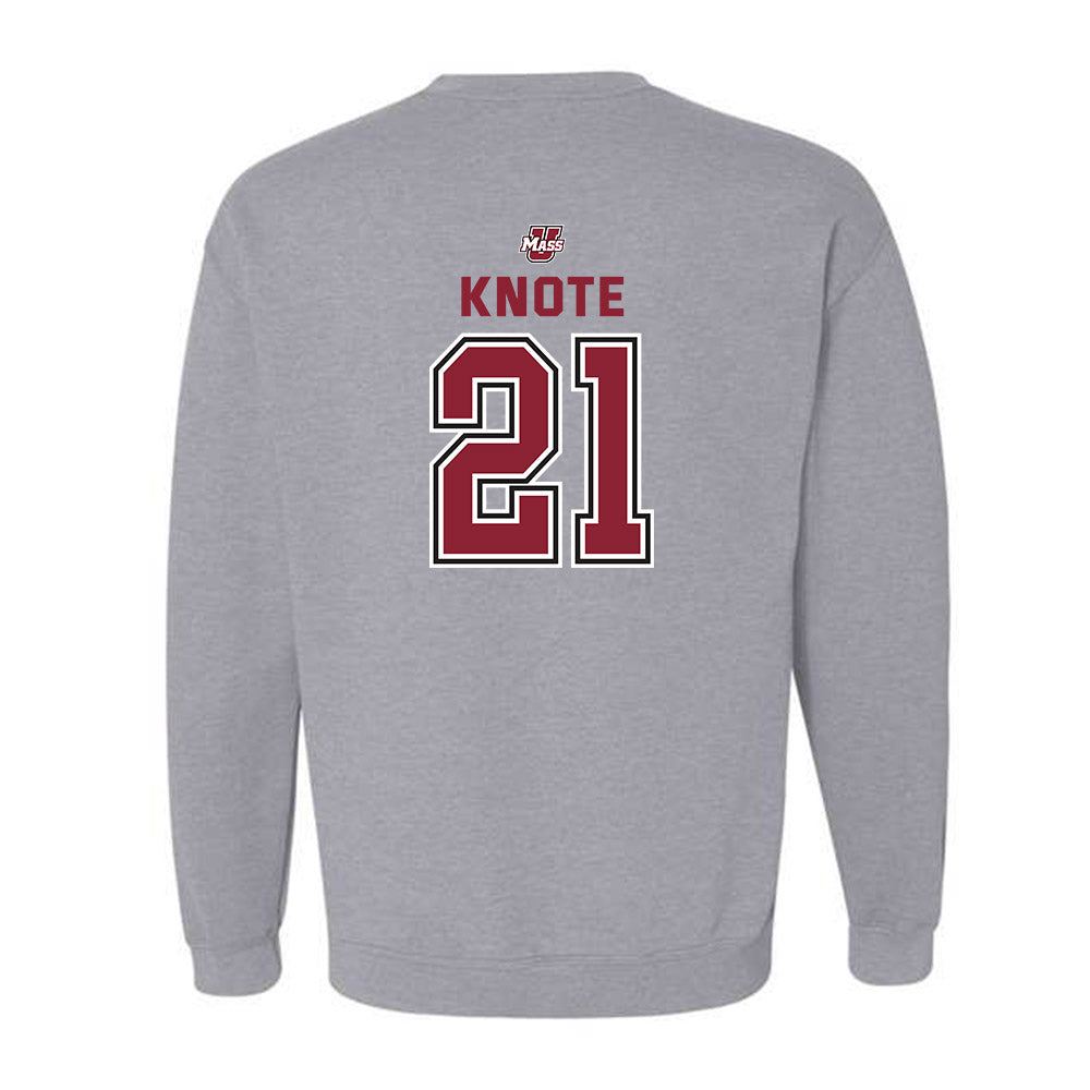 UMass - NCAA Men's Lacrosse : Matt Knote - Crewneck Sweatshirt Classic Shersey