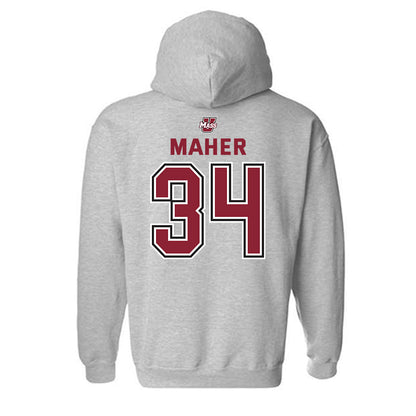 UMass - NCAA Men's Lacrosse : Liam Maher - Hooded Sweatshirt Classic Shersey