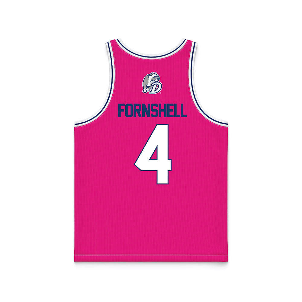 Drake - NCAA Women's Basketball : Shannon Fornshell - Basketball Jersey Pink