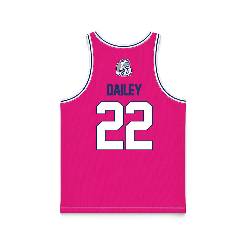 Drake - NCAA Women's Basketball : Brooklin Dailey - Basketball Jersey Pink