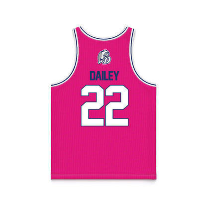 Drake - NCAA Women's Basketball : Brooklin Dailey - Basketball Jersey Pink