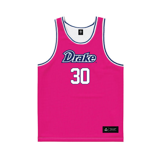 Drake - NCAA Women's Basketball : Taedyn Gray - Basketball Jersey Pink