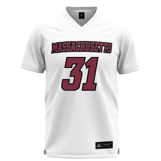 UMass - NCAA Men's Lacrosse : Ryan Mazzariello - Lacrosse Jersey White