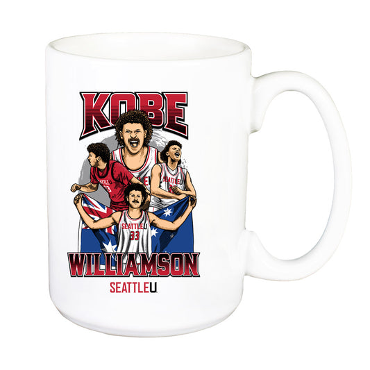 Seattle - NCAA Men's Basketball : Kobe Williamson - Mug Individual Caricature