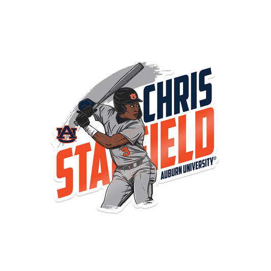 Auburn - NCAA Baseball : Chris Stanfield - Sticker