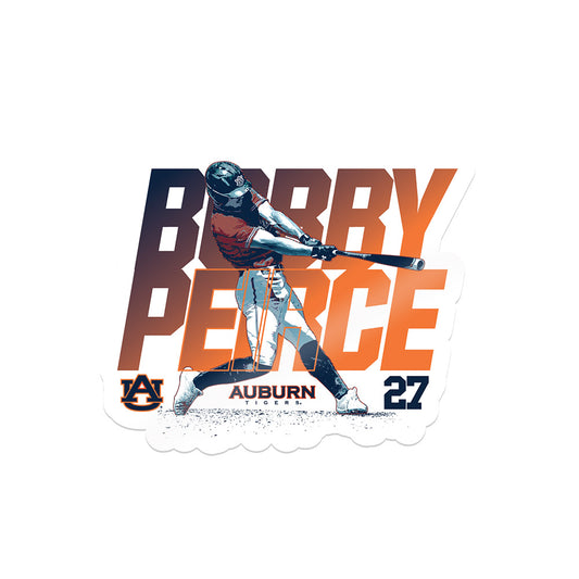 Auburn - NCAA Baseball : Bobby Peirce - Sticker