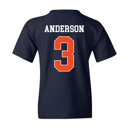 Auburn - NCAA Women's Volleyball : Akasha Anderson - Youth T-Shirt Generic Shersey