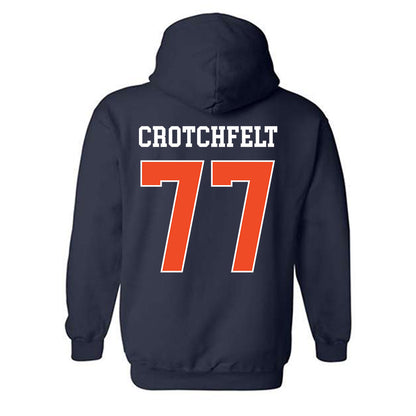 Auburn - NCAA Baseball : Zach Crotchfelt - Hooded Sweatshirt Generic Shersey