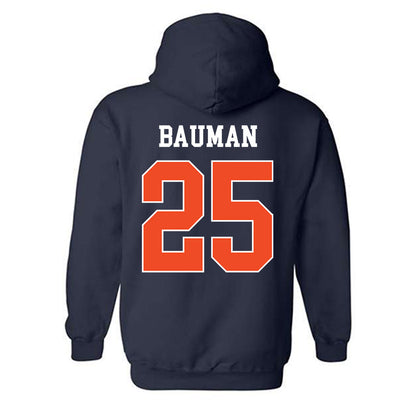 Auburn - NCAA Baseball : Tanner Bauman - Hooded Sweatshirt Generic Shersey