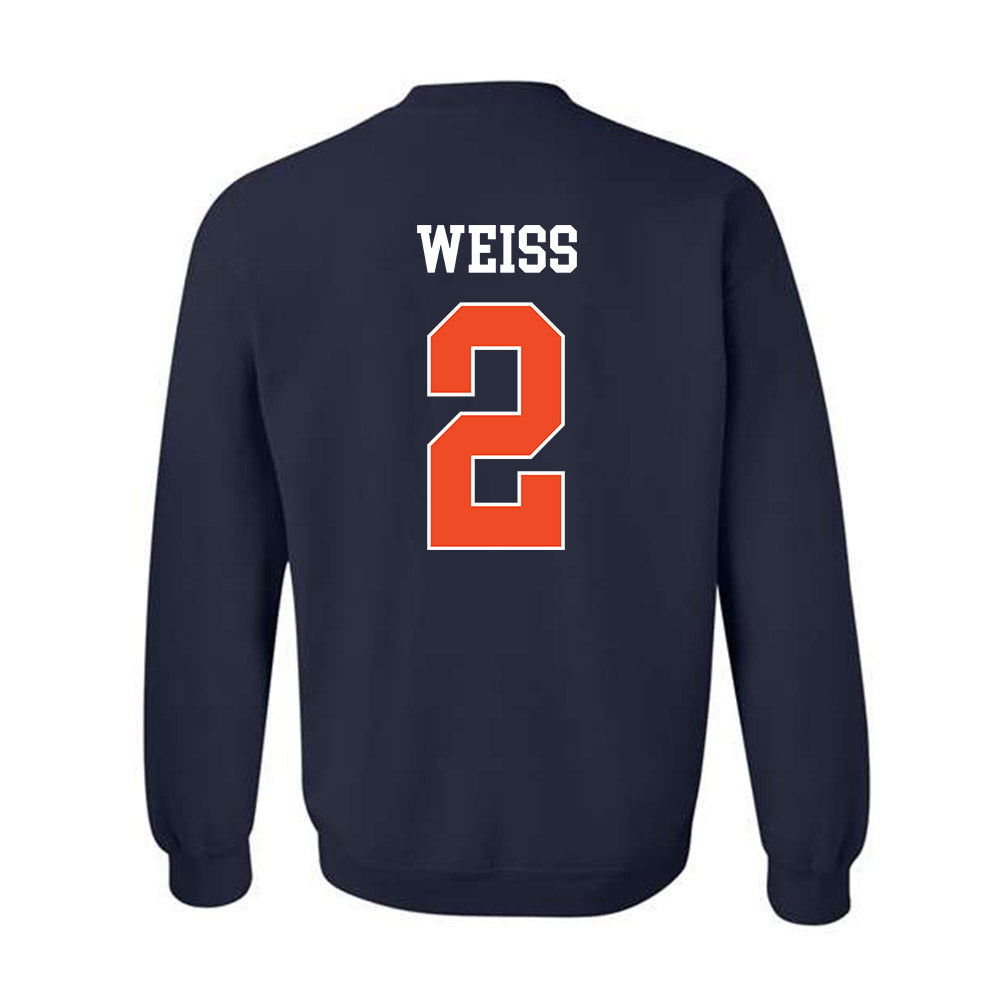 Auburn - NCAA Baseball : Cooper Weiss - Crewneck Sweatshirt Generic Shersey