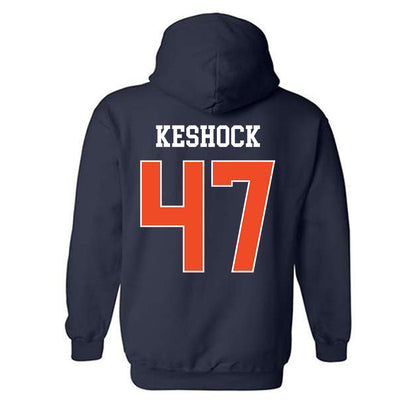 Auburn - NCAA Baseball : Cameron Keshock - Hooded Sweatshirt Generic Shersey