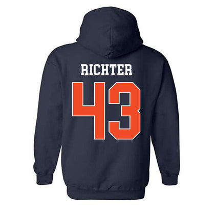 Auburn - NCAA Football : John Martin Richter - Hooded Sweatshirt Generic Shersey