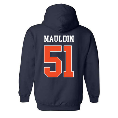 Auburn - NCAA Baseball : Ty Mauldin - Hooded Sweatshirt Generic Shersey